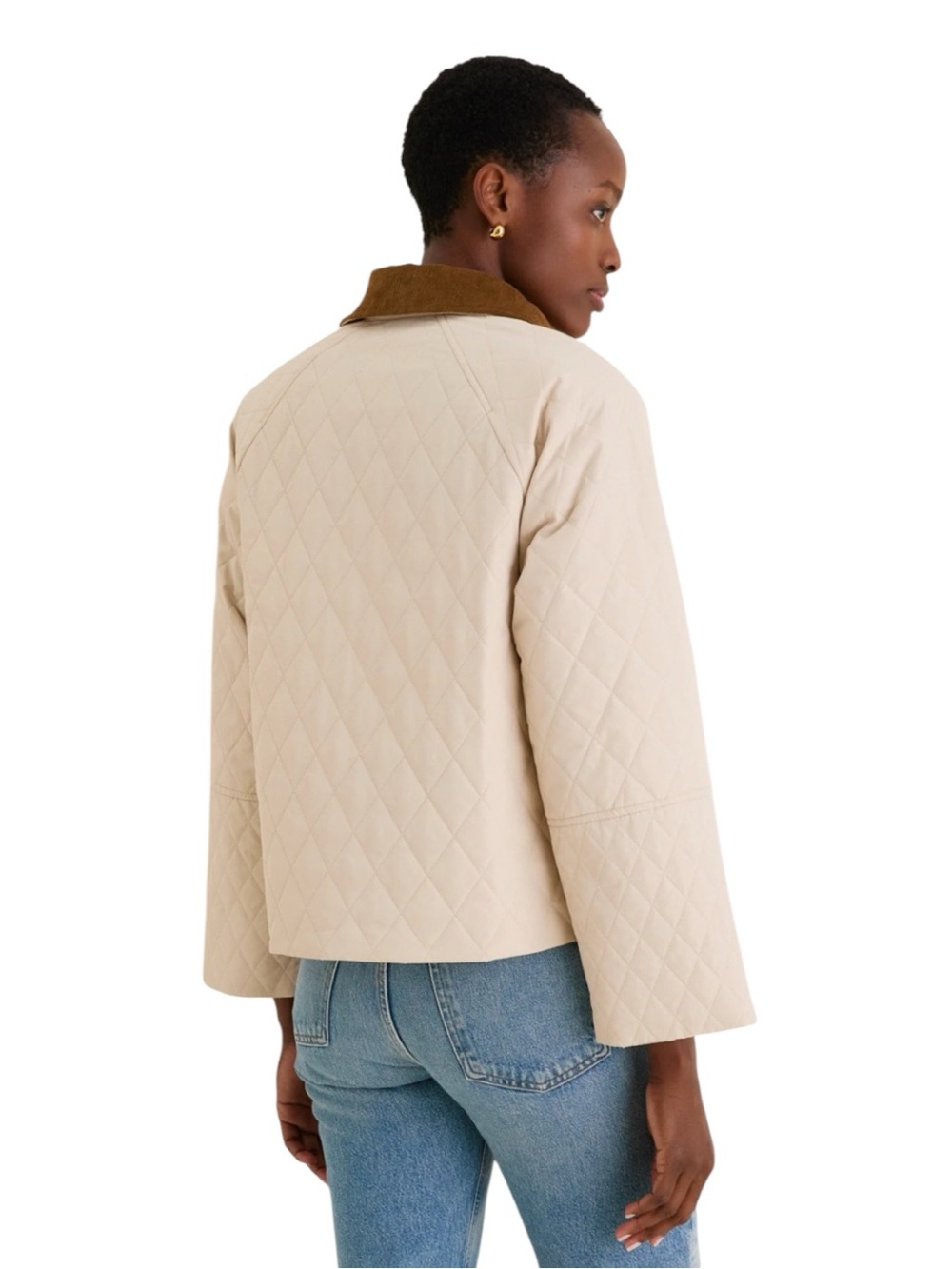 NEW Barbour Kirby Quilted Jacket.
Cream. US 10. NWT - Picture 5 of 9
